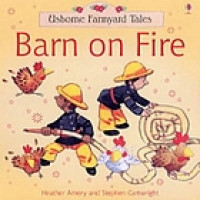 Barn on fire