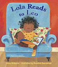 Lola reads to Leo