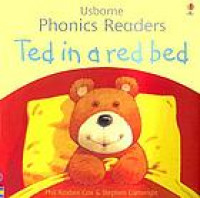 Ted in a red bed