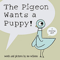 The pigeon wants a puppy!